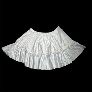 VTG Rockmount Ranch Wear Skirt Blue SZ 32/34 Square Dancing Cowgirl Prairie